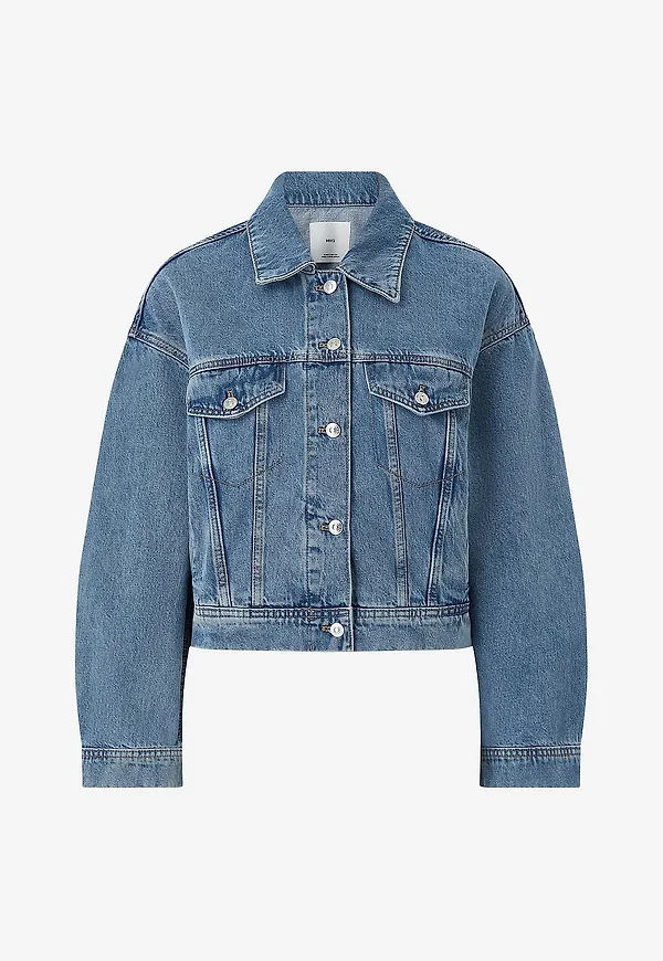 Mango - Jeansjacka Kika - Blå