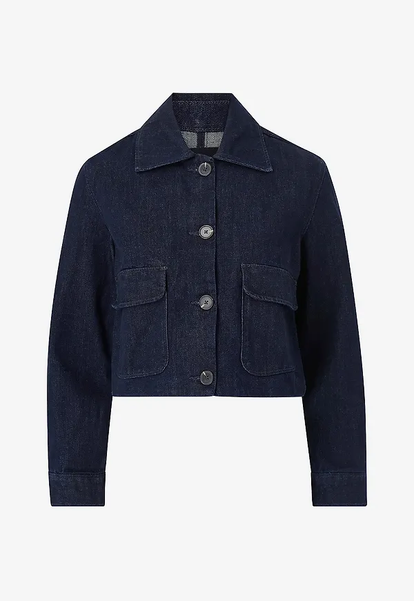 Mango - Jeansjacka Sabri - Blå