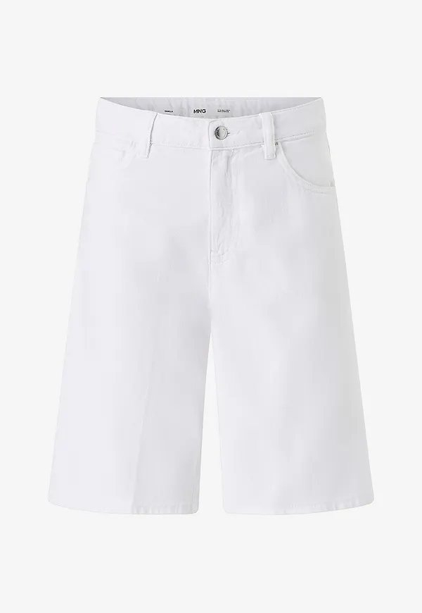 Mango - Jeansshorts Bermudas Camilla - Vit