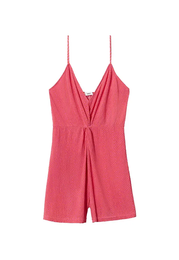 MANGO Jumpsuit 'SOLIS' rosa / hallon