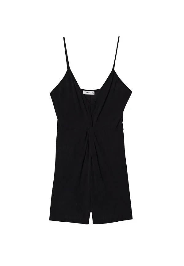 MANGO Jumpsuit 'SOLIS' svart