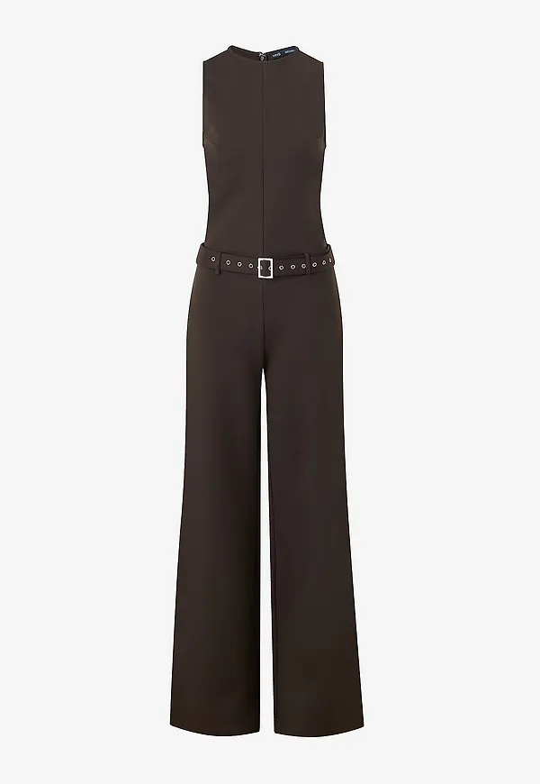 Mango - Jumpsuit Belto - Brun