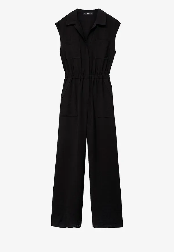 Mango - Jumpsuit One-piece Suit Polito - Svart