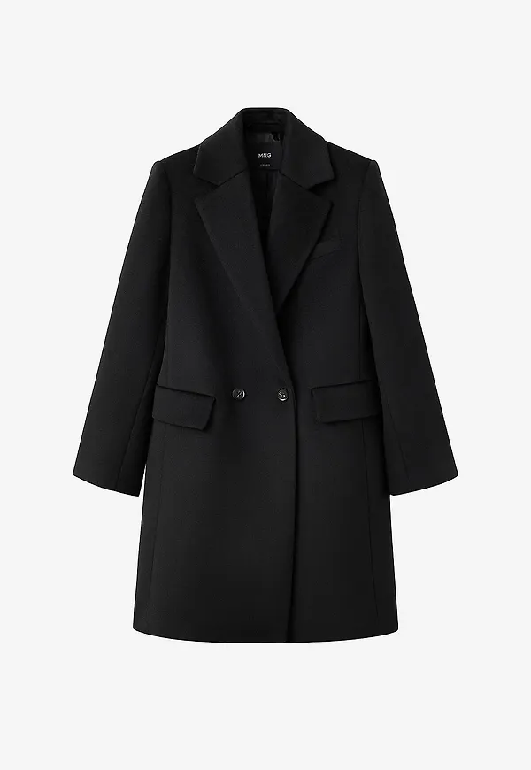 Mango - Kappa Coat Dali - Svart