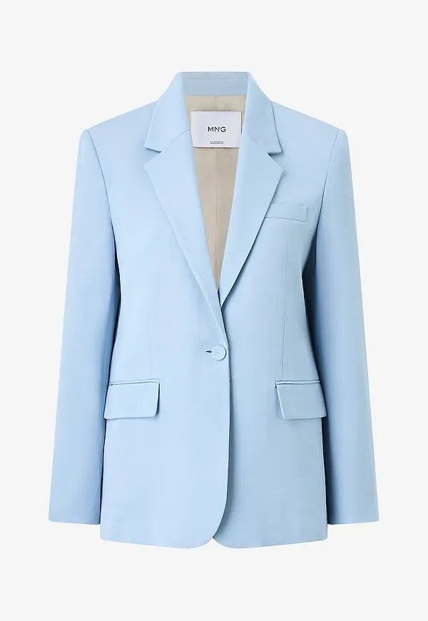 Mango - Kavaj Blazer Azur - Blå