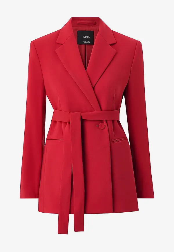 Mango - Kavaj Blazer Iguana - Röd