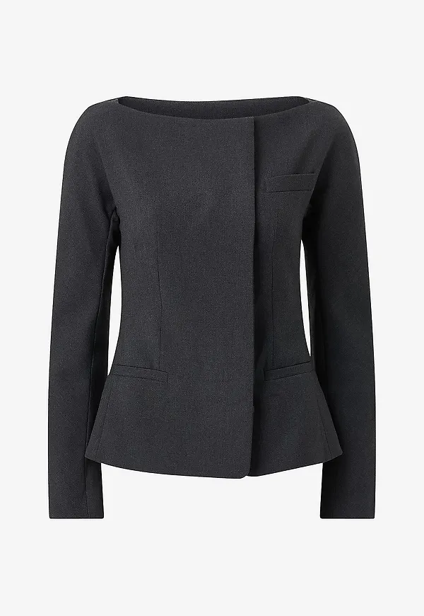 Mango - Kavaj Blazer Staple - Grå