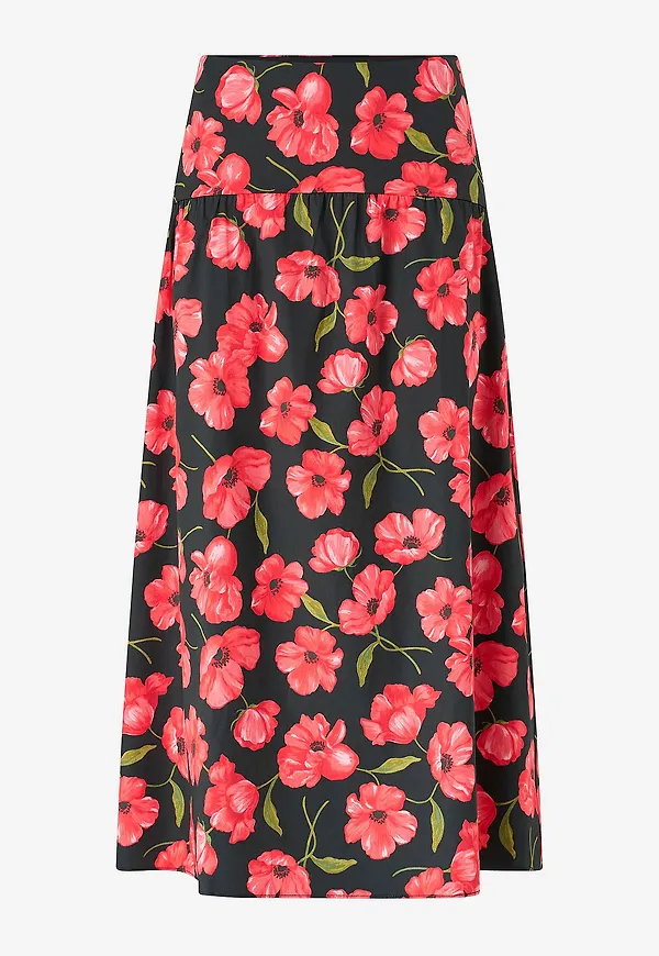 Mango - Kjol Skirt Ama - Svart