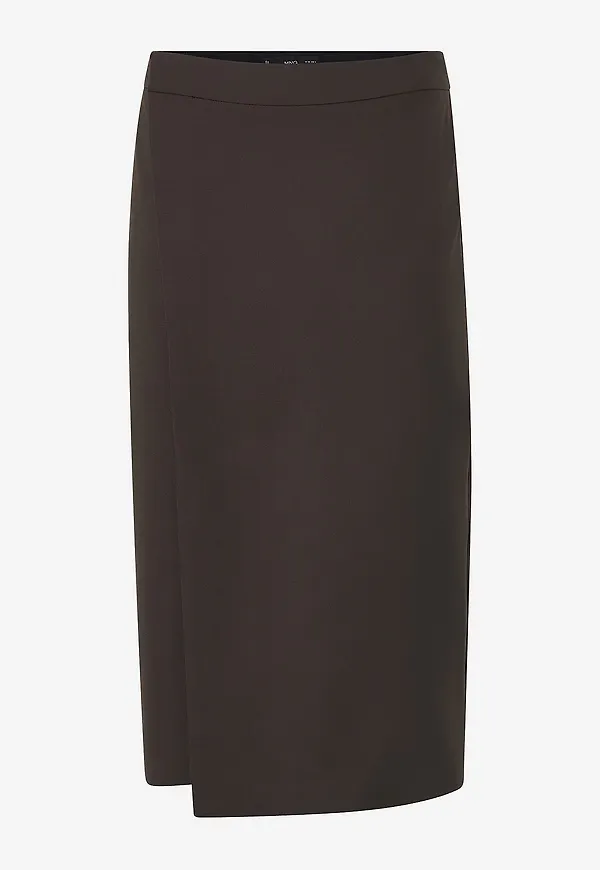 Mango - Kjol Skirt Aura - Brun