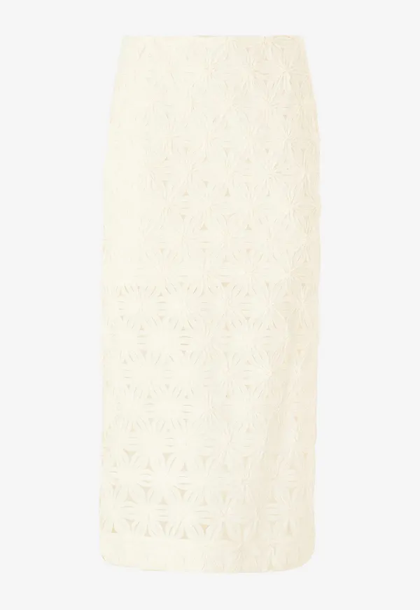Mango - Kjol Skirt Daisy - Beige