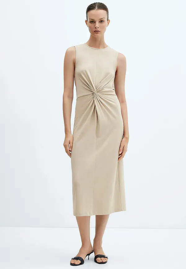Mango - Klänning Fertina - Beige