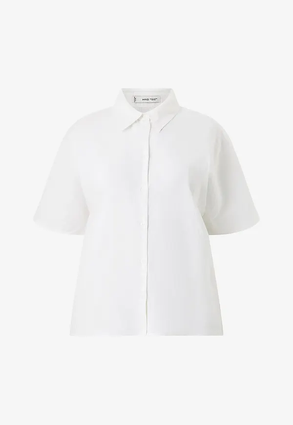 Mango - Linneskjorta Shirt Pai - Vit