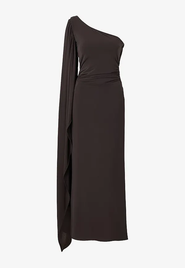 Mango - Maxiklänning Dress Cape - Brun