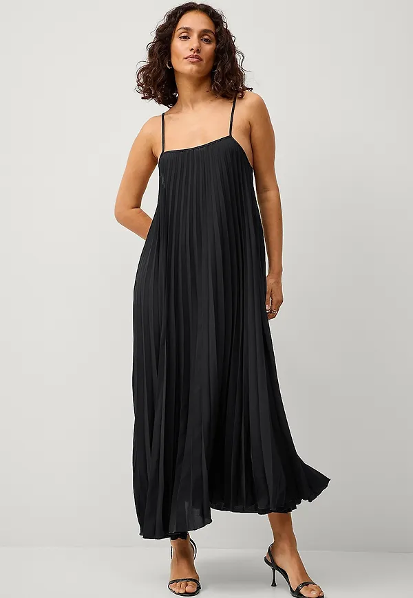 Mango - Maxiklänning Dress Fortuny7 - Svart