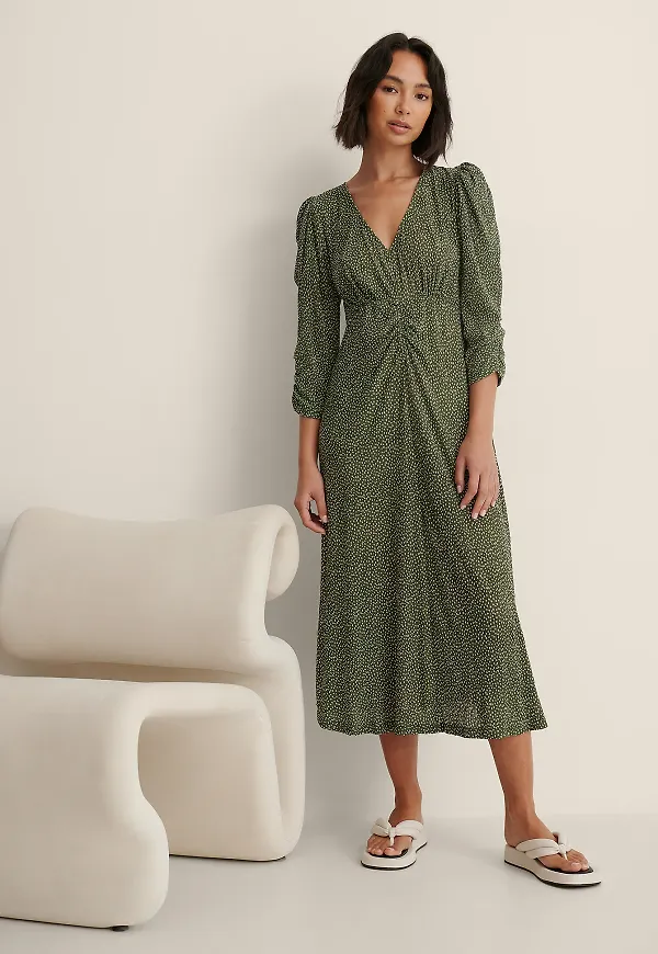 MANGO Maxiklänning - Green