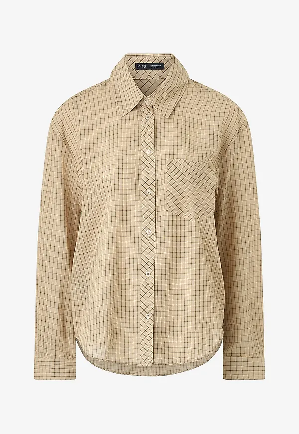 Mango - Skjorta Gala - Brun