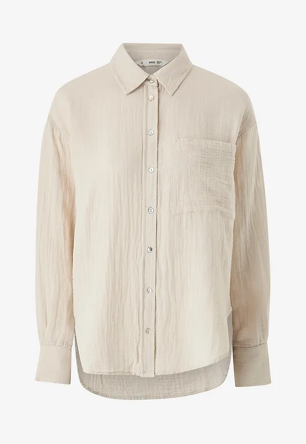Mango - Skjorta Gauza - Beige