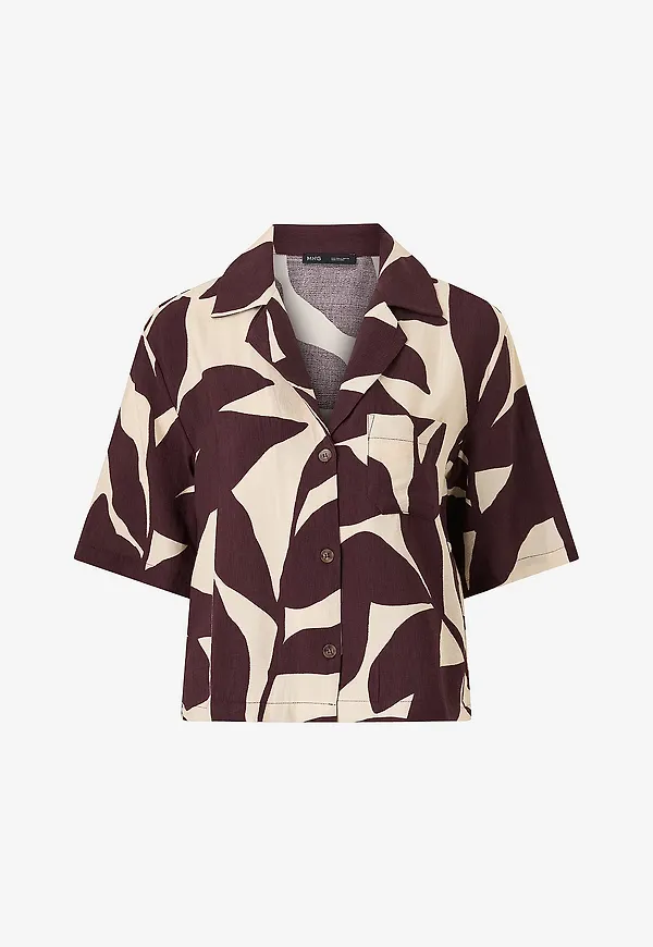 Mango - Skjorta Plumas - Beige