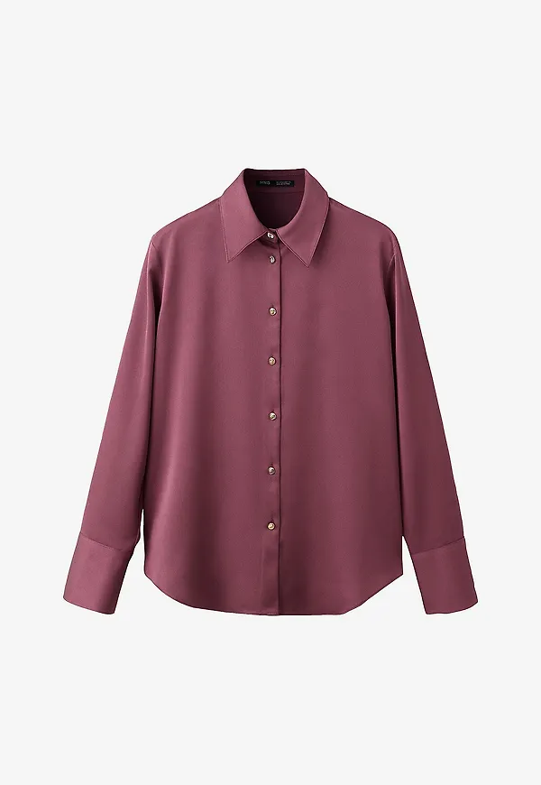 Mango - Skjorta Shirt Ideale - Lila