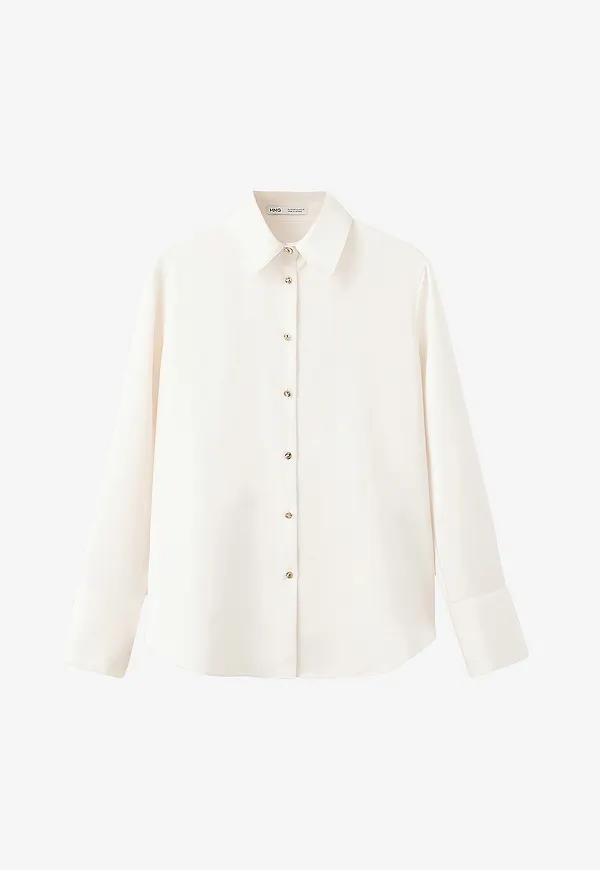 Mango - Skjorta Shirt Ideale - Vit