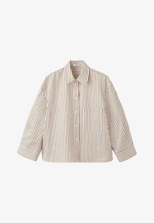 Mango - Skjorta Shirt Rua - Brun