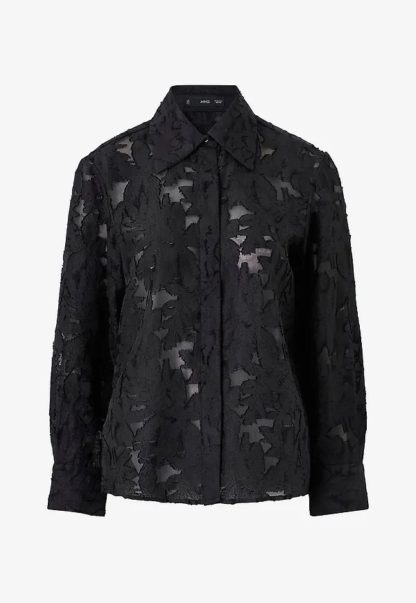 Mango - Skjorta Shirt Sharon - Svart