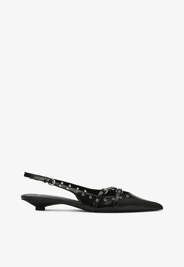 Mango - Slingback Vany - Svart