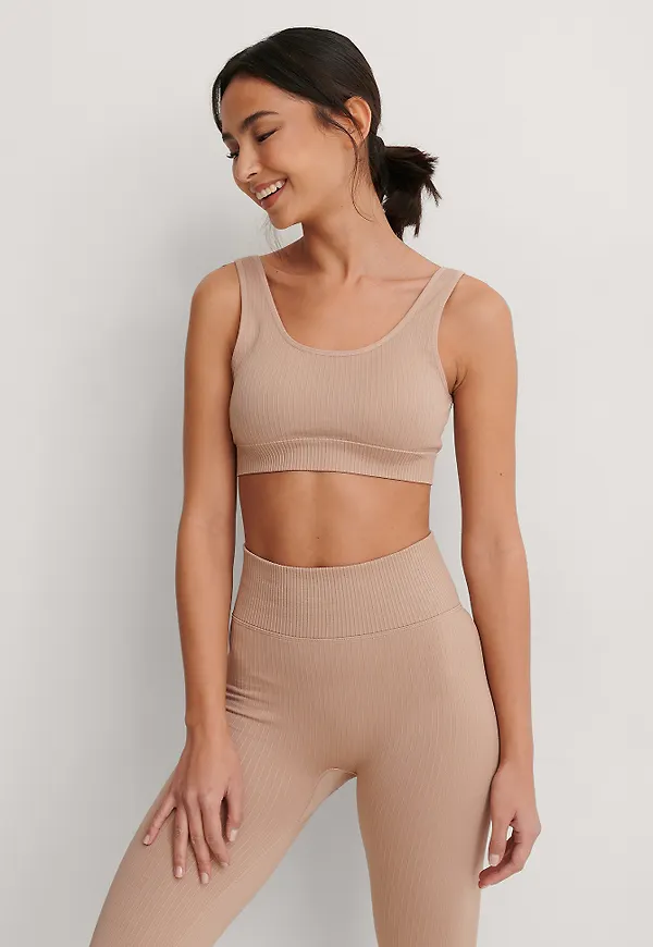 MANGO Sporttopp - Beige