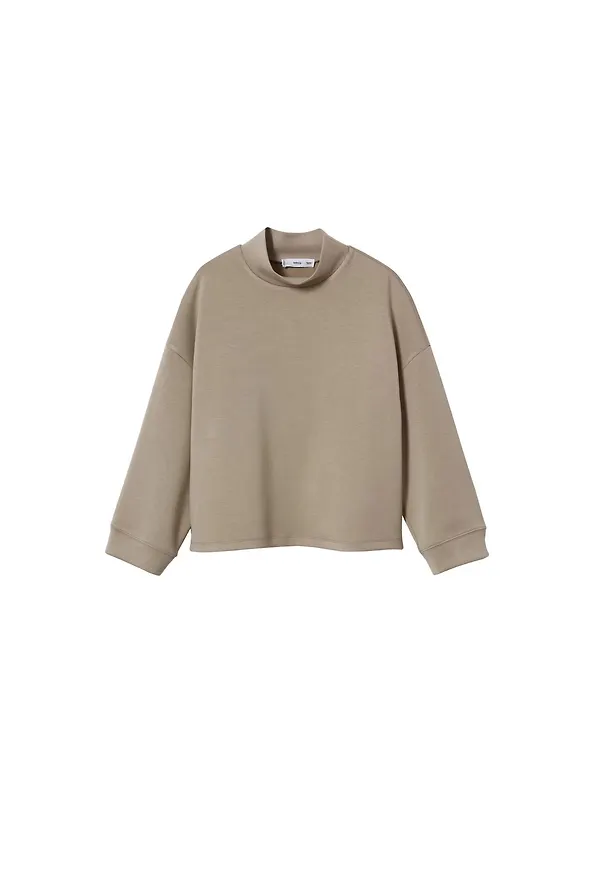 MANGO Sweatshirt 'Malta' ljusbrun