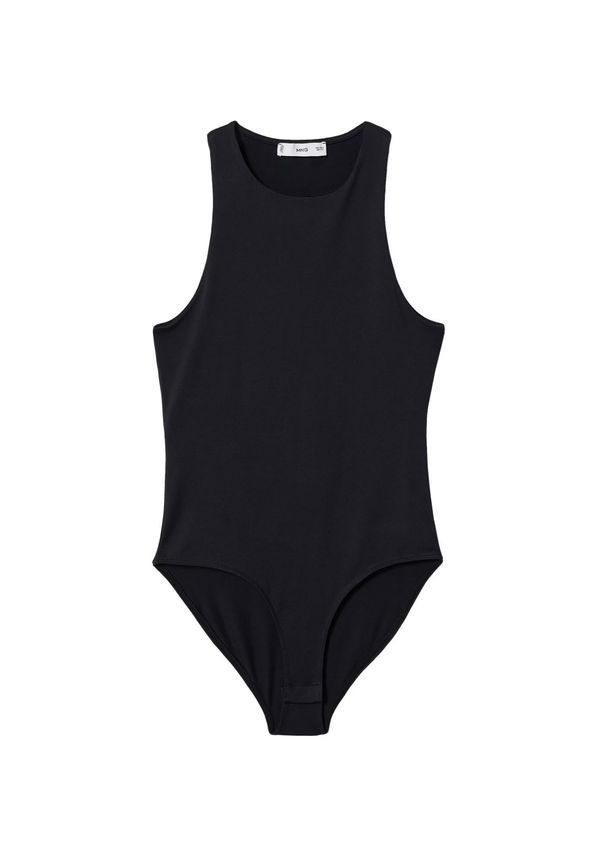 MANGO T-shirtbody 'REMI' svart