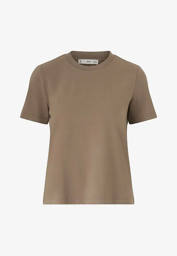 Mango - T-shirt Axel - Brun