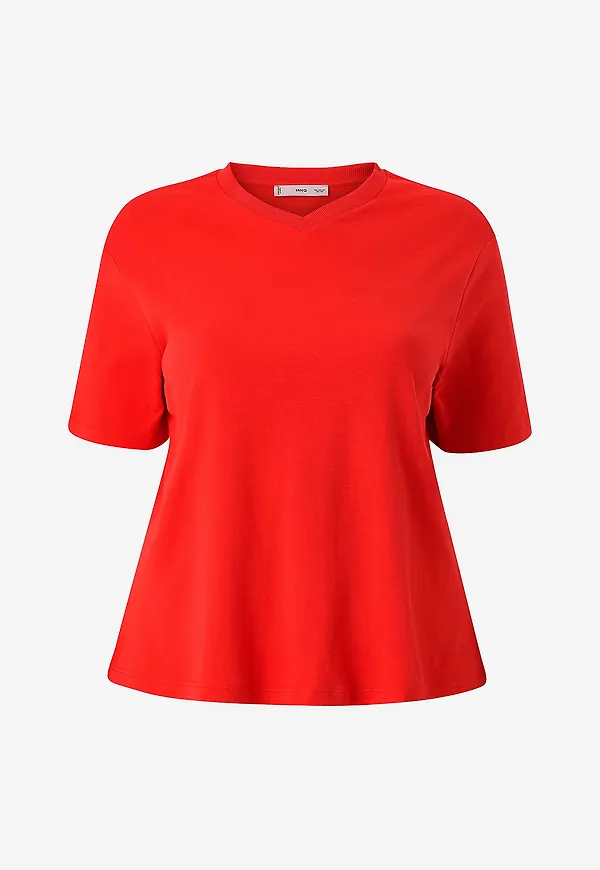 Mango - T-shirt Ritapi - Röd