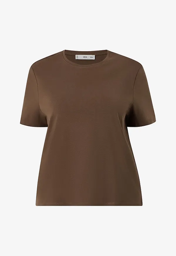 Mango - T-shirt Riti - Brun