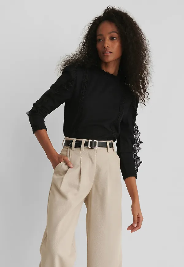 MANGO Topp - Black