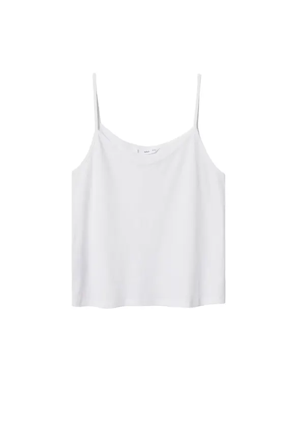 MANGO Topp 'LIDAS' naturvit