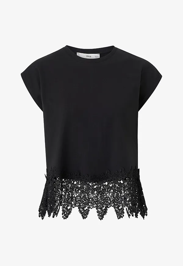 Mango - Topp Blonde - Svart