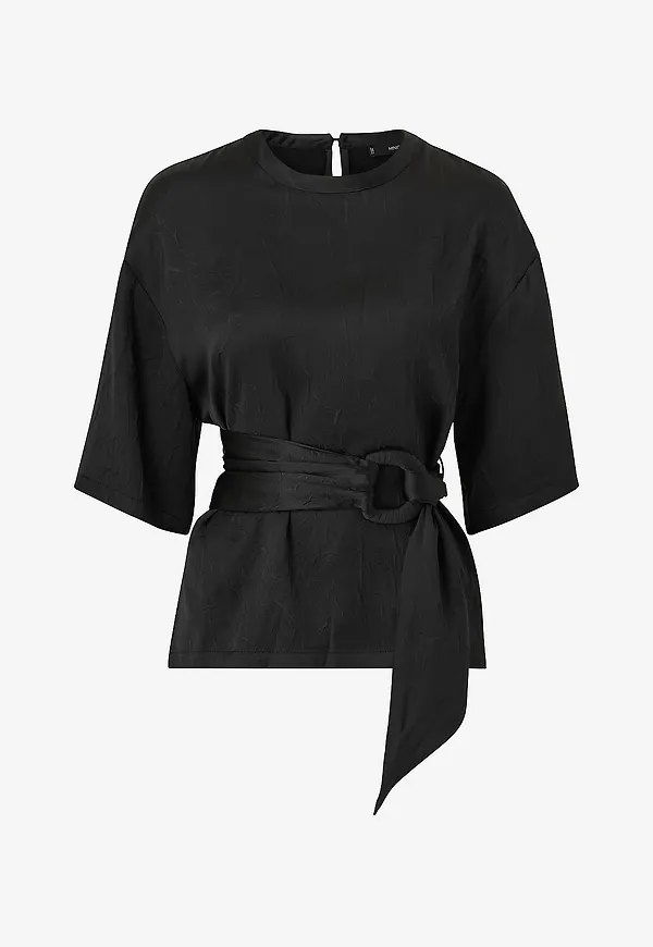 Mango - Topp Blouse Cami - Svart