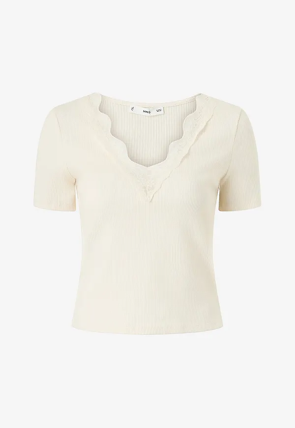 Mango - Topp Locy - Beige