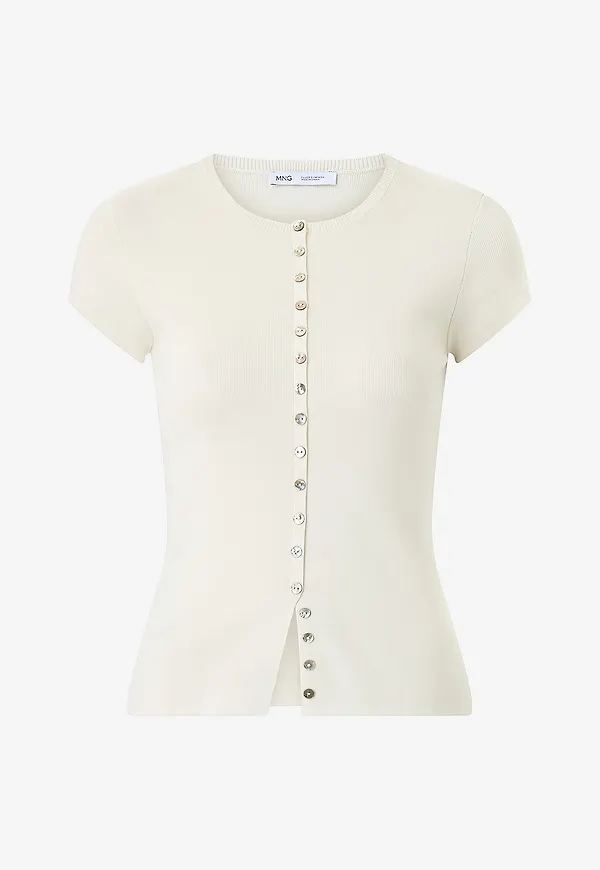 Mango - Topp Nacar - Beige