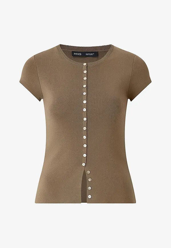 Mango - Topp Nacar - Brun
