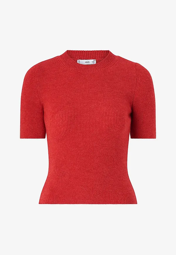 Mango - Topp Sweater Camisete - Röd