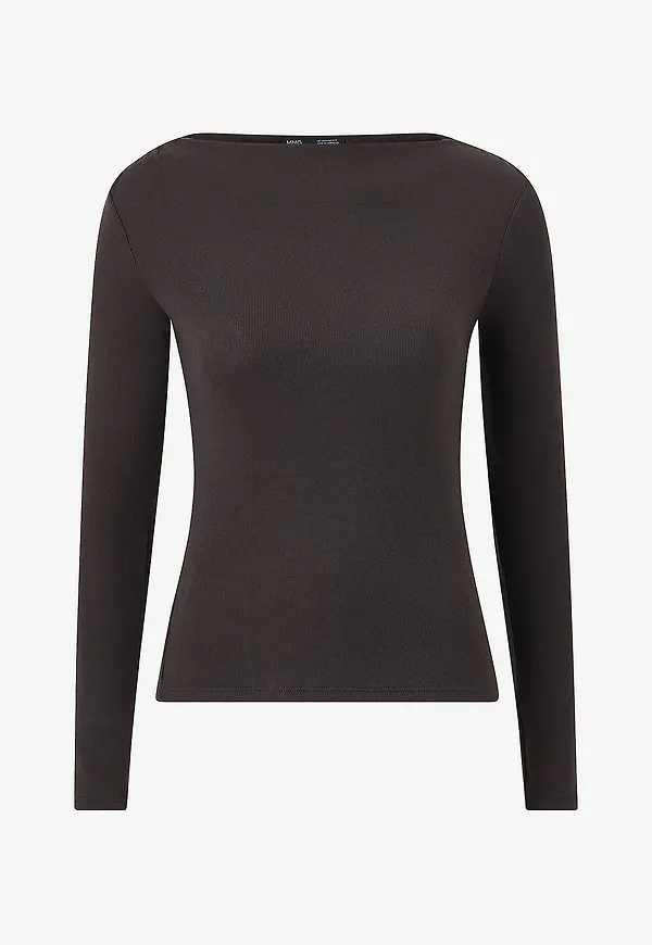 Mango - Topp T-Shirt Lilobar - Brun