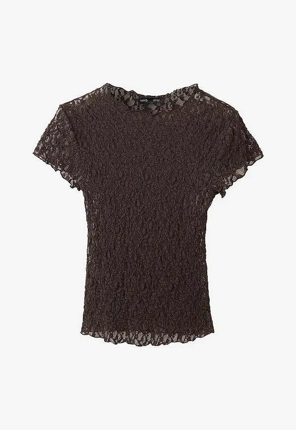 Mango - Topp T-Shirt Marian - Brun