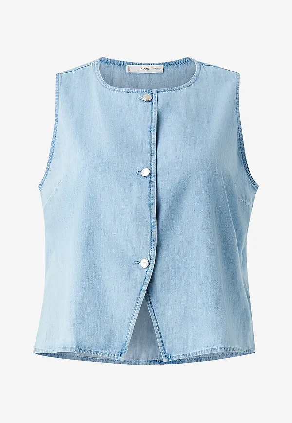 Mango - Topp Vionet - Blå