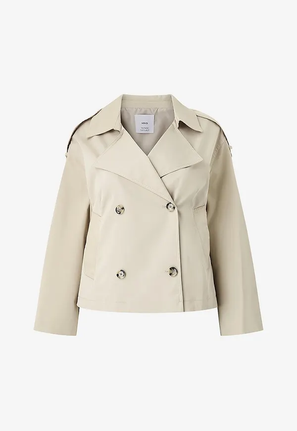 Mango - Trenchcoat Jacket Lipa - Beige