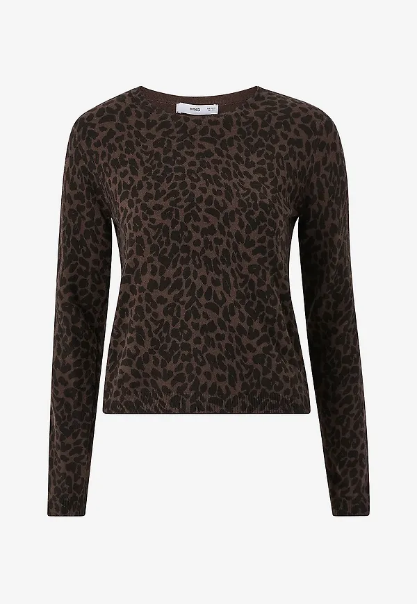 Mango - Tröja Jaguar - Brun