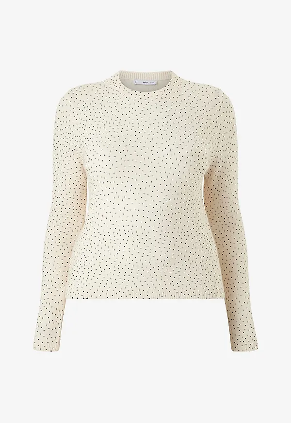 Mango - Tröja Pequita - Beige