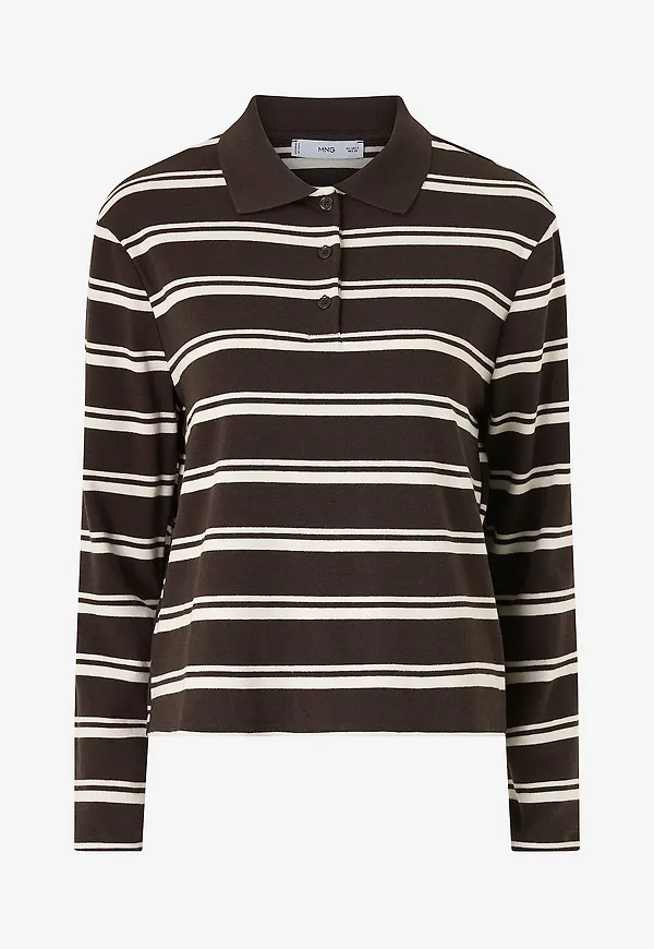 Mango - Tröja Polo Shirt Austin - Brun