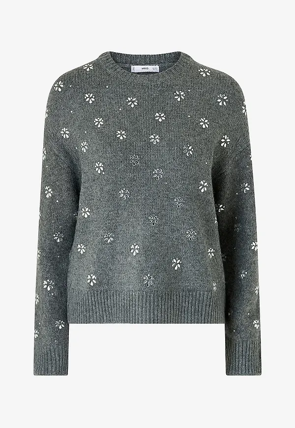 Mango - Tröja Sweater Brillo - Grå