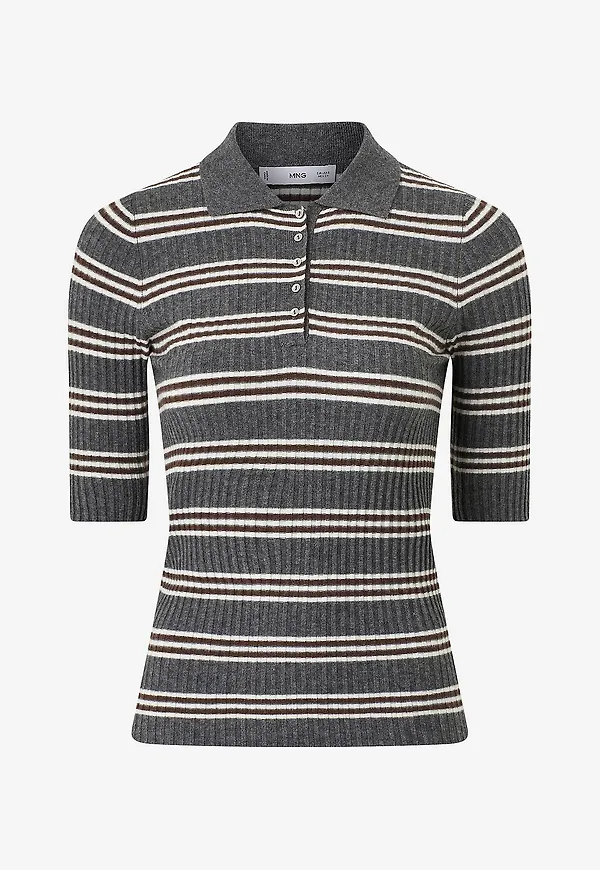 Mango - Tröja Sweater Hijas - Grå